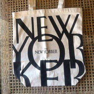 New Yorker canvas tote bag.